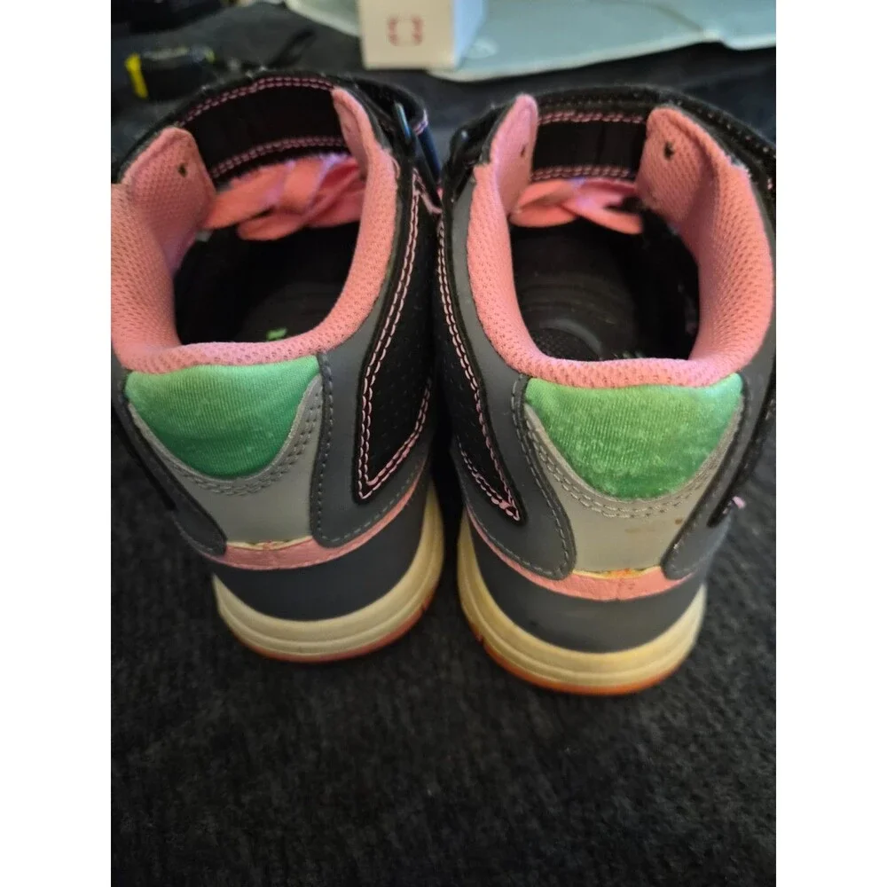 Nike Air Morgan Pink Green and Leopard Grey Womens Size 4.5 Youth  USED Rare